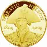 Click para ampliar. Pulsa en el nombre para ver la ficha. Moneda conmemorativa de Lord Nelson